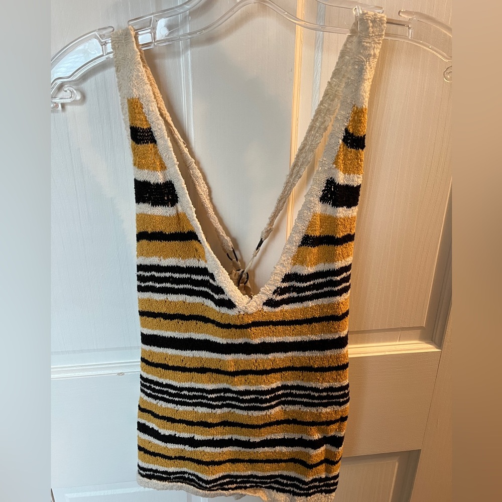 Striped Free People Knit Top